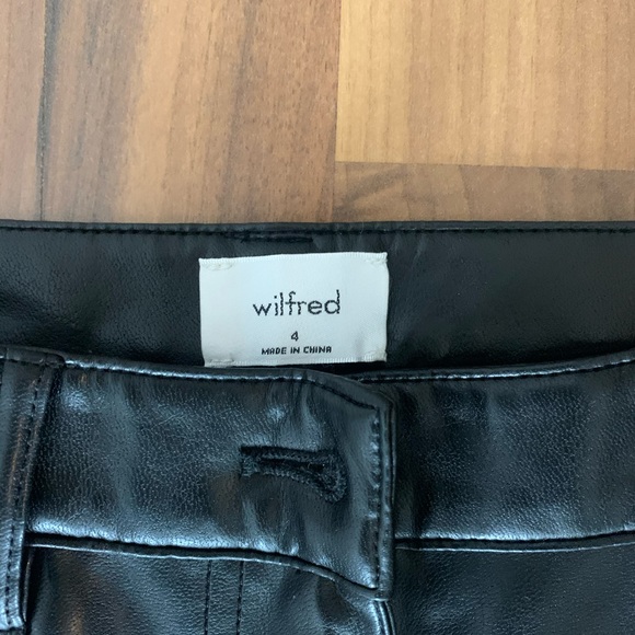 Aritzia’s Melina Black Vegan Leather Pants - Picture 2 of 5